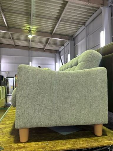 ソファーベッド グレー 2人用 送料無料 ソファー 2人掛け ブルーグレー