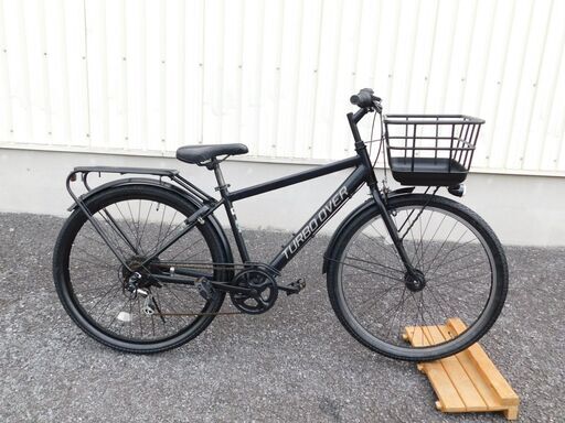 中古自転車多数販売中!　試乗して下さい!　早い者勝ち!　ご来店ください!　お買い得自転車　シティサイクル　27インチ　ブラック　外装6段変速　オートライト　迫力！太タイヤ　お買い物に便利!!　売れてます!　早い者勝ち!　外観状態は全体的に極めて良好と思います!　m53