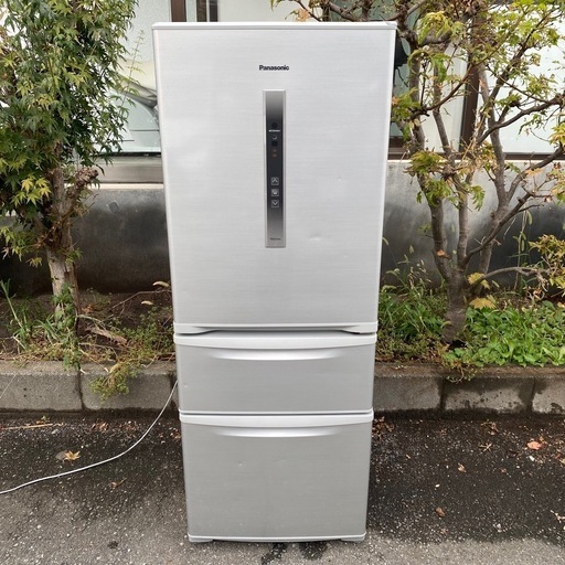 Panasonic パナソニック ノンフロン冷凍冷蔵庫 NR-C32CM-S 家電 321L 2014年製 日本製 簡易清掃済み 動作品