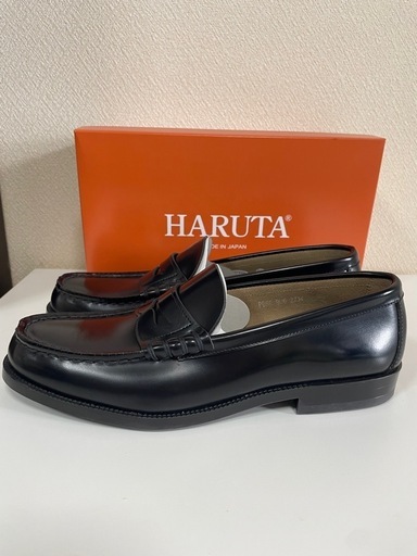 HARUTA ローファー ブラック 27.5cm
