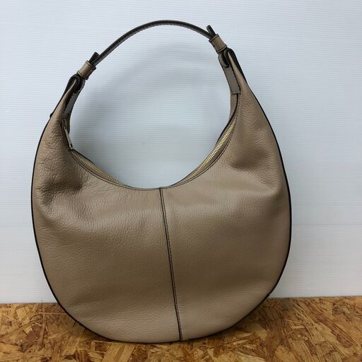 【678】ワンショルダーバッグ FURLA  ベージュ （W32cm×H23cm×D10cm）