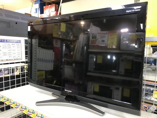 【FU1026】★シャープ アクオス LC-32E7 32V 液晶テレビ、ハイビジョン、2010 年モデル AV機器 TV 簡易クリーニング済 堺市 深井 【ジャングルジャングル深井店】