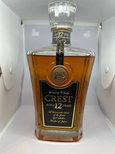 J5282 ★人気品★ サントリー クレスト 12年　SUNTORY WHISKY CREST AGED 12 YEARS 700ml瓶　43度　未開栓　【リユースのサカイ柏店】