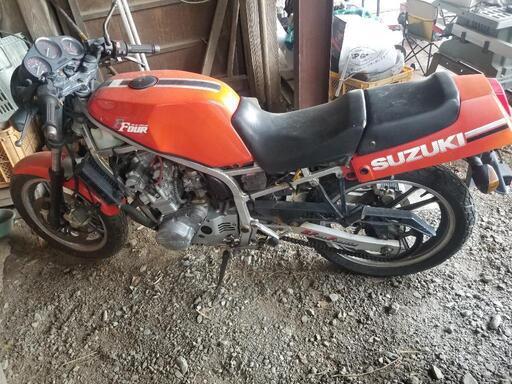 gf250 希少250cc4気筒 書なし 部品取り エンジンかかりました