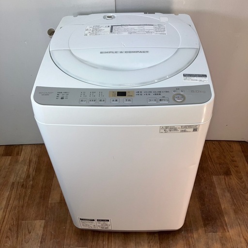 洗濯機 SHARP 6kg 2019年製