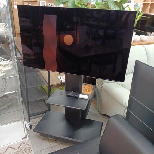 ☆１年間保証☆SHARP　4kチューナー内蔵有機EL48型テレビ　2022年製　4T-C48CQ1　TVスタンドセット　※脚欠品