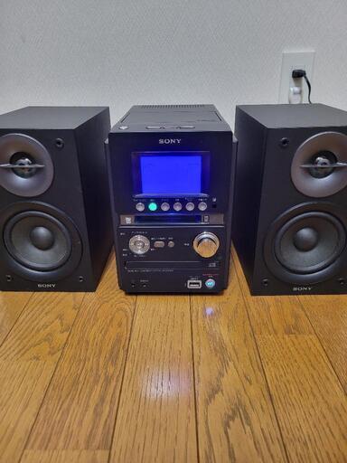 ジャンク扱い　SONY ミニコンポ  CMT-M35WM ブラック