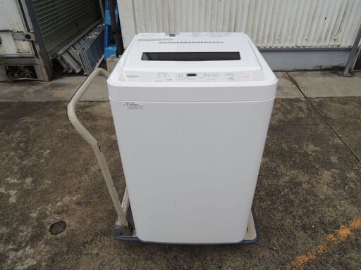 △MAXZEN 全自動電気洗濯機 JW50WP01 45L 5kg 動作品 2022年製 ホワイト/管理8052