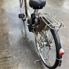 493 ヤマハ新機種電動アシスト自転車pas natura26インチシルバーアルミ