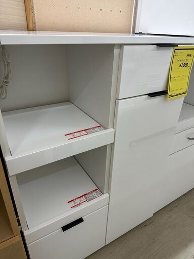 ジモティ来店特価!!　キッチンカウンター　ニトリ　ホワイト　　　J-1037