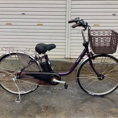496  パナソニック最新機種電動アシスト自転車vivi26インチパープルボディー 496 パナソニック最新機種電動アシスト自転車vivi26インチパープルボディー