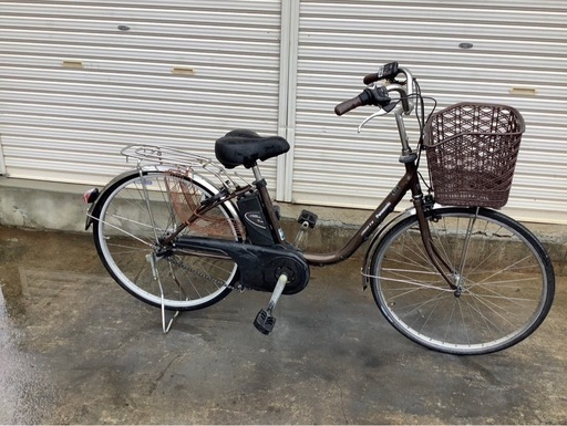 497  パナソニック新機種電動アシスト自転車viviTX26インチブラウンボディー