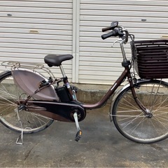 499 パナソニック最新機種電動アシスト自転車vivi26インチブラウンボディー