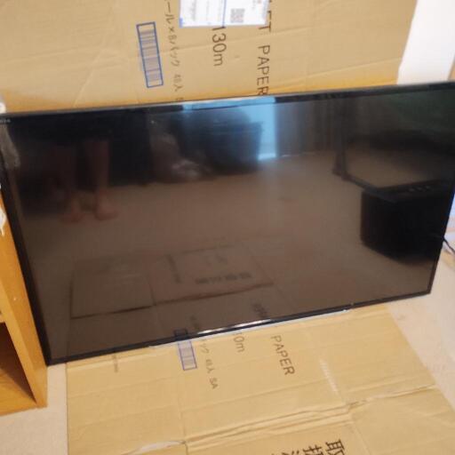 Panasonic　テレビ　REGZA　43インチ　壁掛けタイプ　リモコンあり