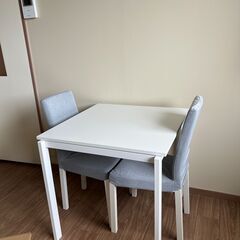 IKEA MELLTORP and KÄTTIL Two Person Dinning Set
