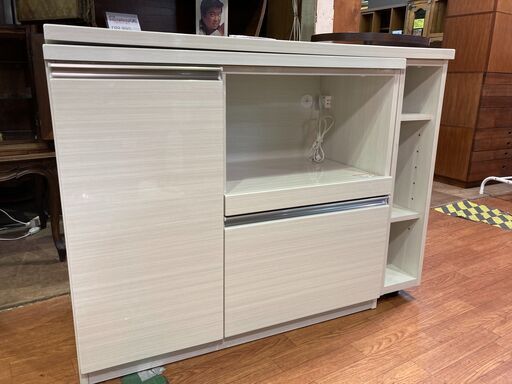 【愛品館市原店】シギヤマ家具｜FREED120｜伸長式キッチンカウンター