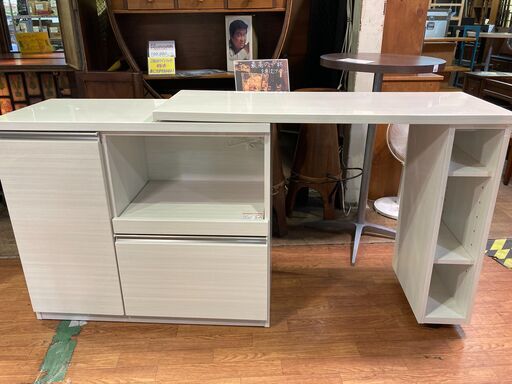 【愛品館市原店】シギヤマ家具｜FREED120｜伸長式キッチンカウンター 愛品館市原店】シギヤマ家具｜FREED120｜伸長式キッチンカウンター