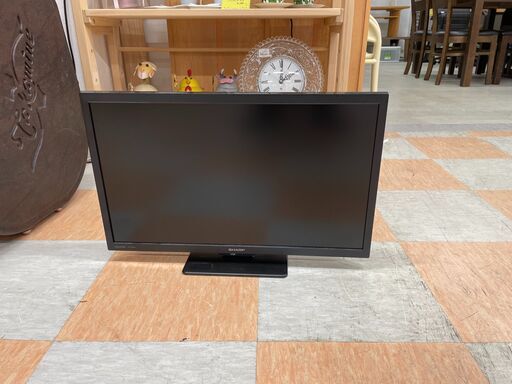 液晶テレビ 22型 シャープ 2T-C22DE 2021年製 ※動作チェック済み