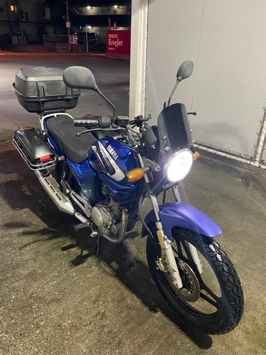 ヤマハ YBR125 JYM125 青 小型　自賠責約1年あり