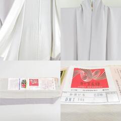 本加賀友禅 色留袖 松任いち 四季花文様 薄紫色 作家物 落款入