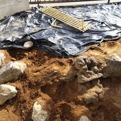 ケヤキの薪を薪棚1列分(軽トラ荷台平積み約1杯分) (U) つくばのその他  