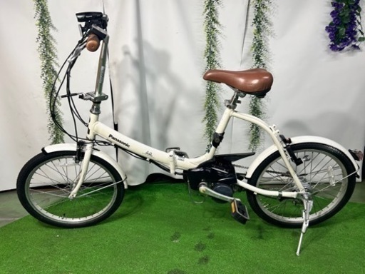 No.238 パナソニック リルト BE-ENWS032 電動アシスト折りたたみ自転車 20インチ内装3段変速整備済み