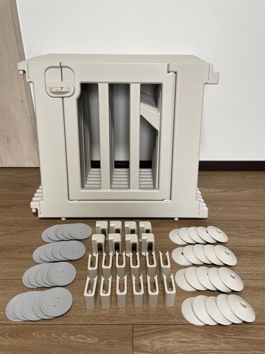 ベビーサークル ifam（アイファム）BIRCH（バーチ）10枚セット（扉パネル込み） ベージュ プラスチック製