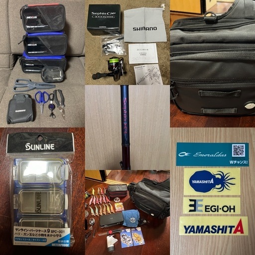 サービス有り　激安エギングタックルと小物セット