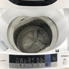 安心の6ヶ月保証付き！HITACHI全自動洗濯機2018年製5.0kg【トレファク堺福田店】
