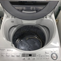 安心の6ヶ月保証付き！SHARP全自動洗濯機2018年製8.0kg【トレファク堺福田店】