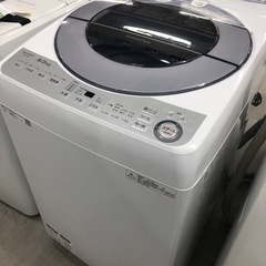 安心の6ヶ月保証付き！SHARP全自動洗濯機2018年製8.0kg【トレファク堺福田店】