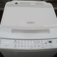 日立 全自動洗濯機 洗濯容量8kg ホワイト ビートウォッシュ BW-V80G 2022年製 