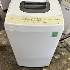 No.0336 22年日立洗濯機5kg (配送、設置)無料！