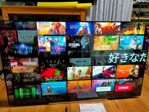新規問合せ終了 この商品を以前に問合せ頂いた方のみ対応します【動画あり】東京まで10000円で配達します！ 東芝 レグザ REGZA  TOSHIBA 55X920 2018年製 55インチ 有機EL 4K テレビ HDR/倍速/Net動画 ユーチューブ アマプラ ネットフリックス 観れます！