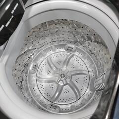 7116‼️配送設置は無料🙌‼️最新2022年製✨ブラックガラストップ✨アイリスオーヤマ 6kg 洗濯機