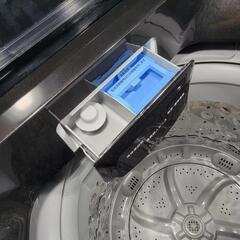 7116‼️配送設置は無料🙌‼️最新2022年製✨ブラックガラストップ✨アイリスオーヤマ 6kg 洗濯機