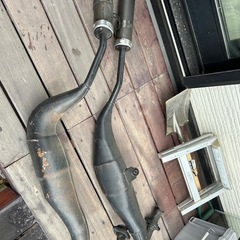 R1-Z ストックパーツ 純正チャンバー・サイレンサー