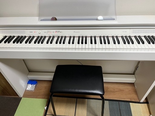 casio privia電子ピアノ px-760椅子セット（YAMAHAメトロノームつき）