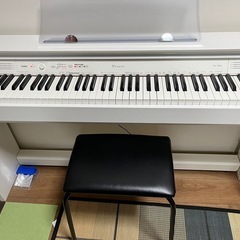 casio privia電子ピアノ px-760椅子セット（YAMAHAメトロノームつき）