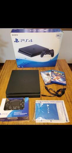 PS4★美品★箱、付属品あり★通電動作確認済み★