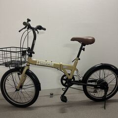 ホッパーFX-HOPPER折りたたみ自転車 20インチ外装６段変速動作良好