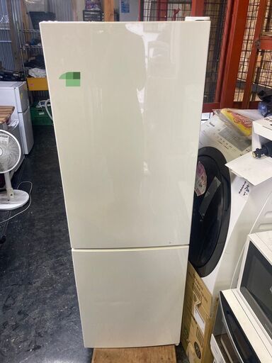 ☆中古￥13,800！maxzen　157㍑2ドア冷蔵庫　家電　2020年製　JR160ML01WH型　幅48㎝ｘ奥行51㎝ｘ高さ144㎝　【BJ021】