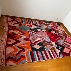 ベニワレン　モロッコ　ラグ