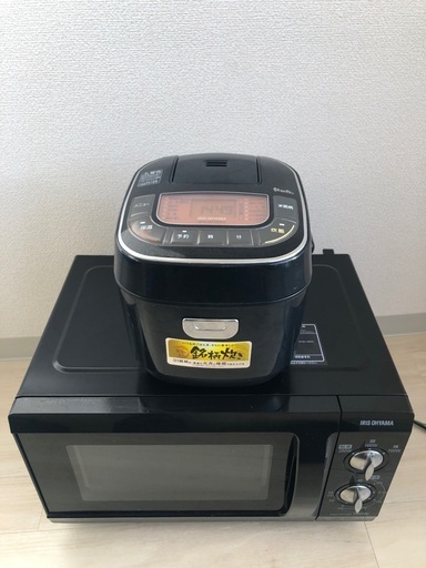 2点セット電子レンジ・炊飯器(配送可能です)