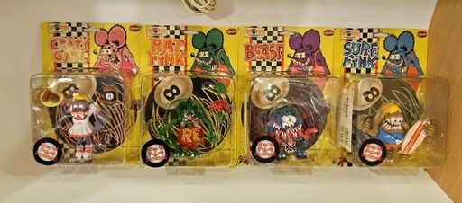 ●未開封(^^♪　4点セット●プラネットトイズ　ラットフィンク　アクションフィギュア●RATFINK ビースト　サーフィンク　●