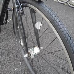 中古自転車３２７５　前後タイヤ新品！ブリヂストン　２０１９年頃モデルTB１　TB42　２７インチ　７段ギヤ　LEDオートライト