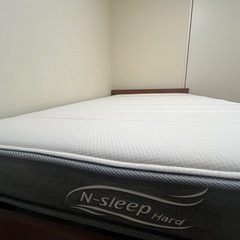 Nスリープマットレス ハード セミダブル フレーム付
