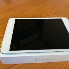 ipad mini 4 16GB wi-fi+cellular シルバー SIMフリー 「バッテリー新品」