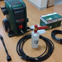 ボッシュ(BOSCH)高圧洗浄機セット 1500W 最大許容圧力12MPa＋MJJC 泡