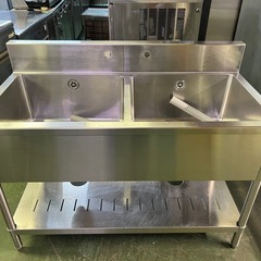 2槽シンク 1200x600x800(+150)